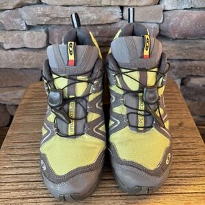 Salomon Speed Comp Lime Green/Gray SCS Pronation Control Shoes 5.5 * Read